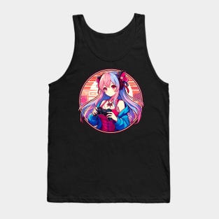 Controller Anime gamer girl Tank Top